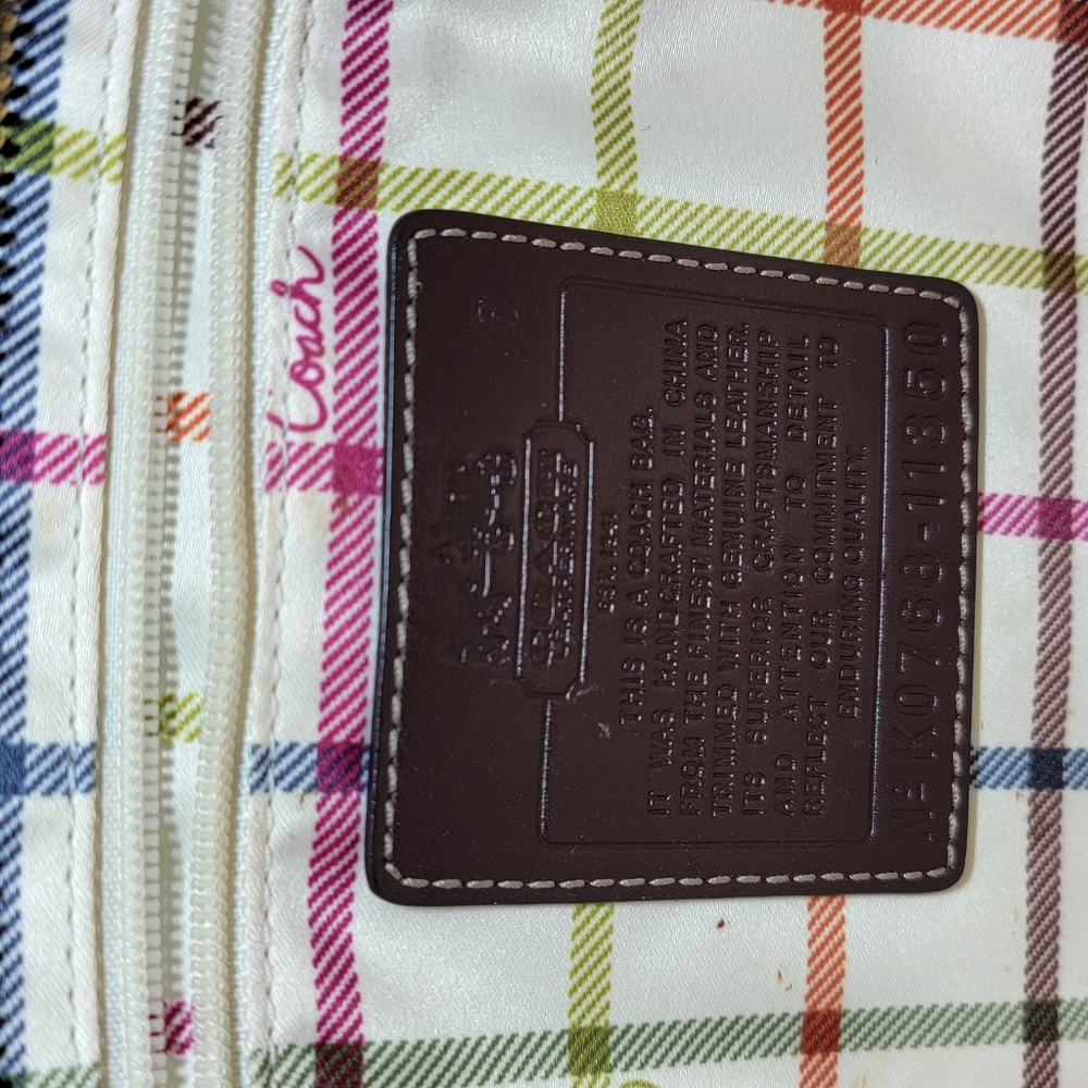 Coach Drawstring Signature Drawstring Carryall Sh… - image 7